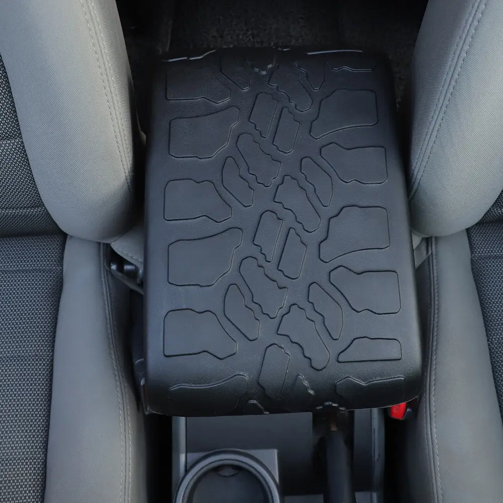 For 2007-2010 Jeep Wrangler JK JKU Armrest Box Cover Pad Rubber Mat Non-slip Cushion - Image 5