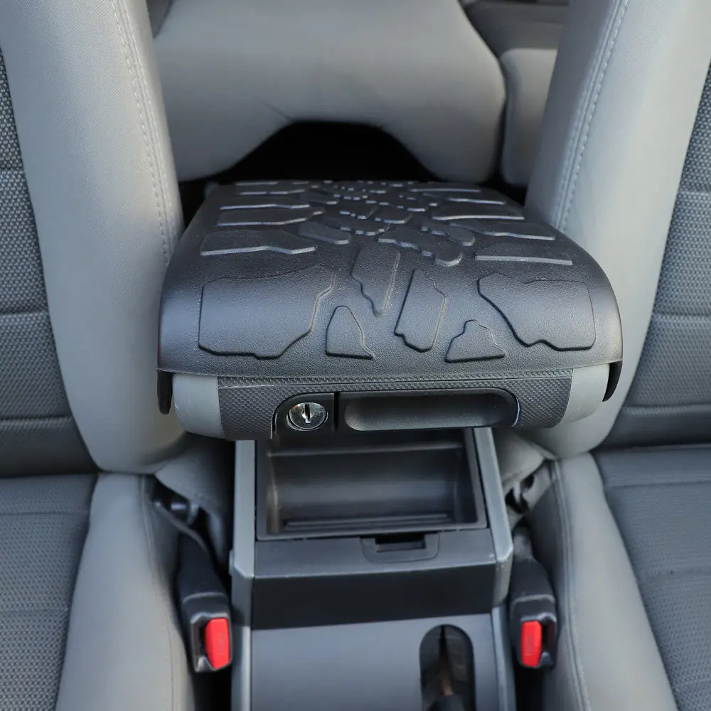 For 2007-2010 Jeep Wrangler JK JKU Armrest Box Cover Pad Rubber Mat Non-slip Cushion - Image 6