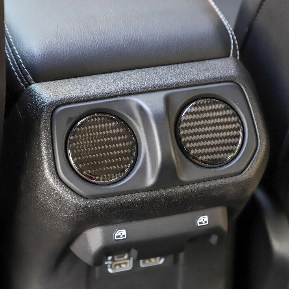 For 2018+ Jeep Wrangler JL Gladiator JT Armrest Box Rear Air Condition Vent Outlet Trim - Image 3