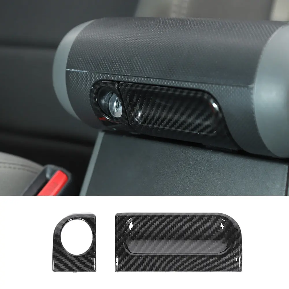 For 2007-2010 Jeep Wrangler JK JKU Armrest Box Switch Decor Cover Trim - Image 8