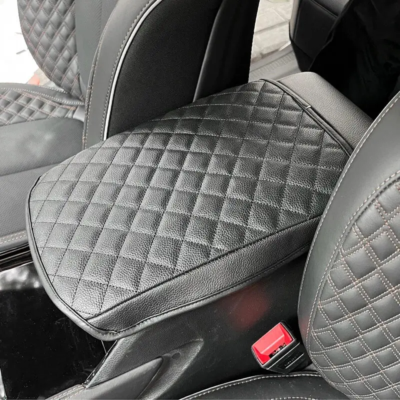 For 2022+ Jeep Grand Cherokee Center Console Armrest Pad Cover – Leather Protective Lid Cover - Image 4