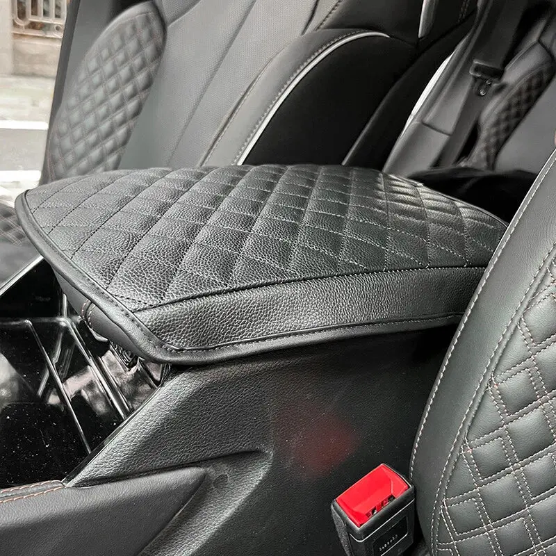 For 2022+ Jeep Grand Cherokee Center Console Armrest Pad Cover – Leather Protective Lid Cover - Image 6