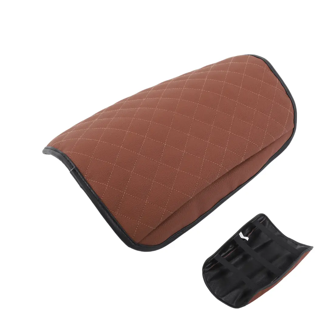 For 2022+ Jeep Grand Cherokee Center Console Armrest Pad Cover – Leather Protective Lid Cover - Image 8