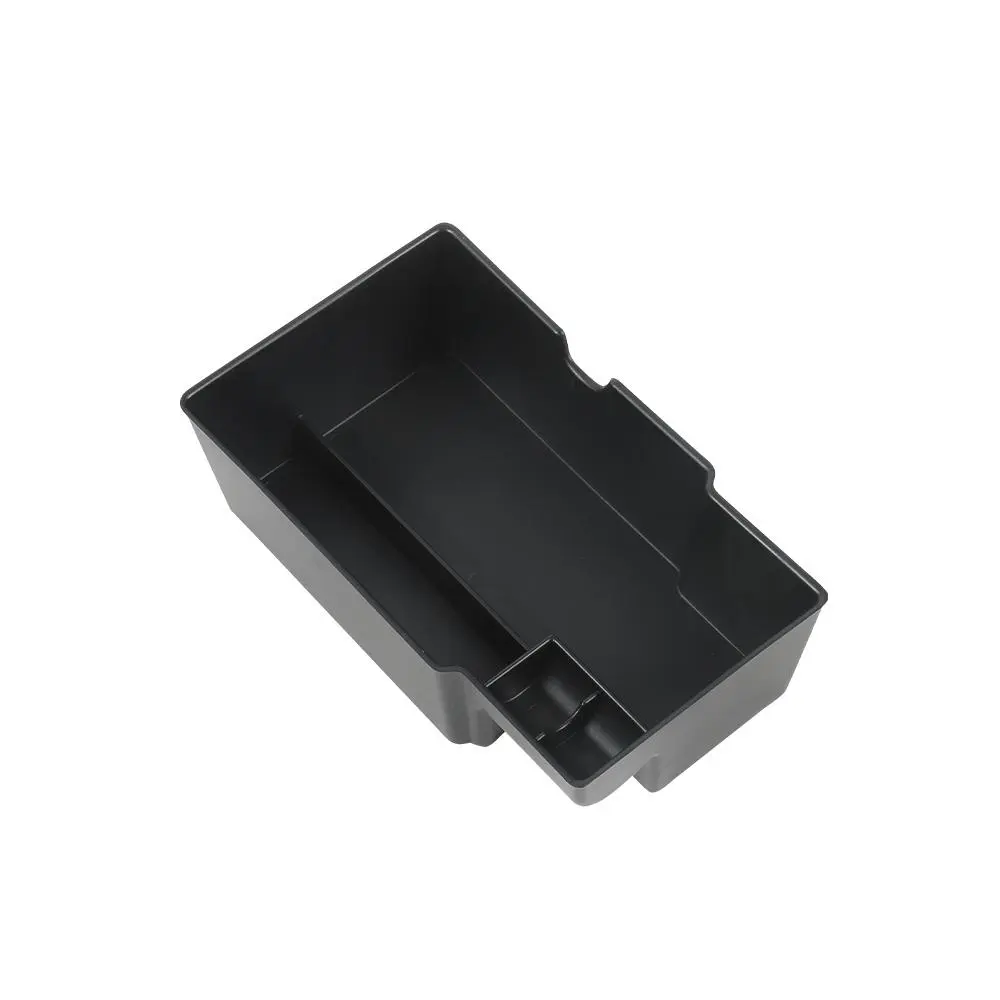 For 2015+ Jeep Renegade Armrest Storage Tray Center Console Storage Box Organizer Black - Image 7