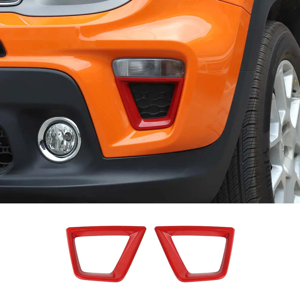 For 2019+ Jeep Renegade Auto Front Turn Signal Light Frame Trim Bezel - Image 10