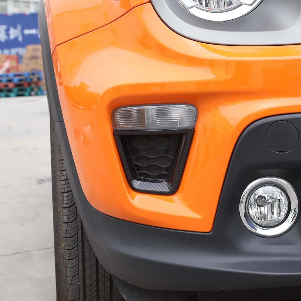 For 2019+ Jeep Renegade Auto Front Turn Signal Light Frame Trim Bezel - Image 3