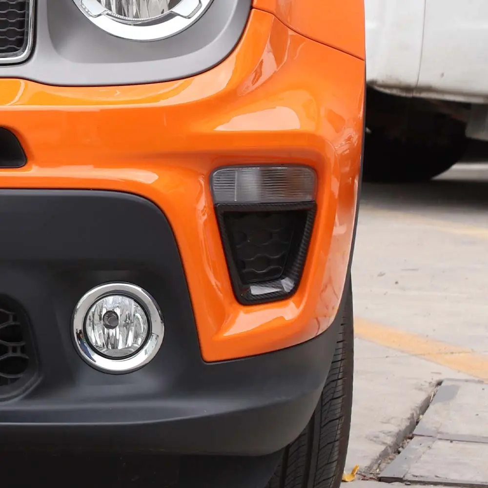 For 2019+ Jeep Renegade Auto Front Turn Signal Light Frame Trim Bezel - Image 4