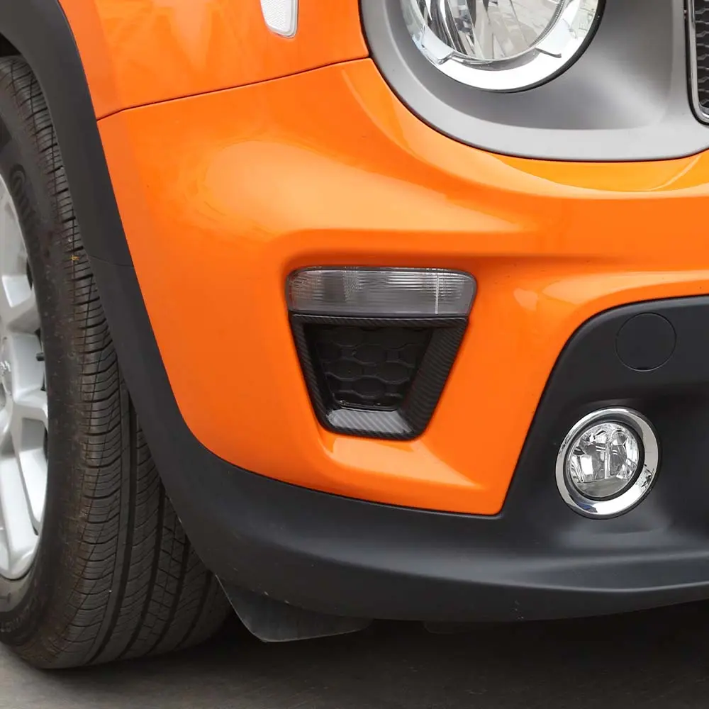 For 2019+ Jeep Renegade Auto Front Turn Signal Light Frame Trim Bezel - Image 5