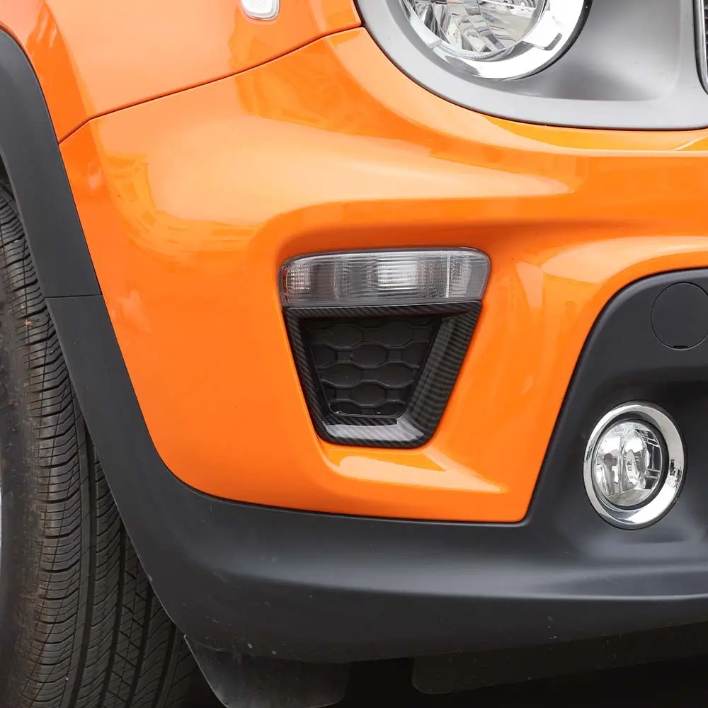For 2019+ Jeep Renegade Auto Front Turn Signal Light Frame Trim Bezel - Image 6