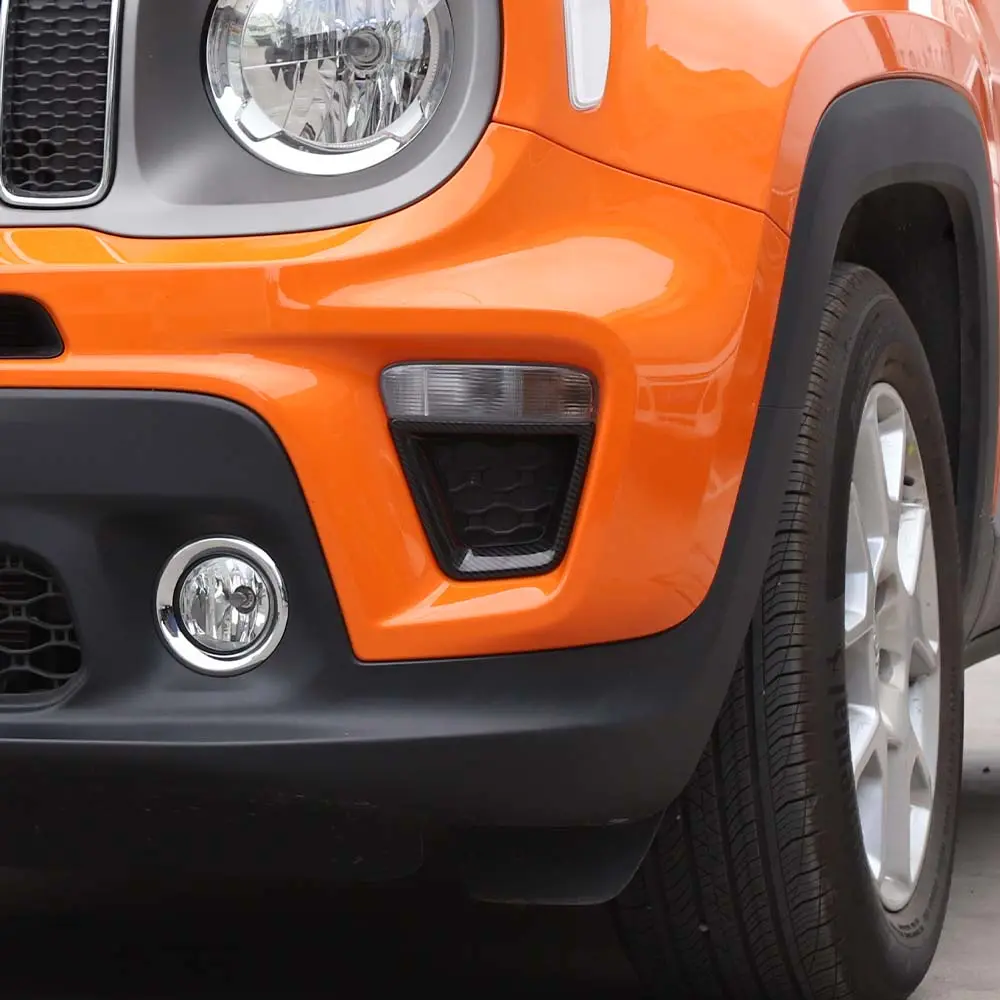 For 2019+ Jeep Renegade Auto Front Turn Signal Light Frame Trim Bezel - Image 7