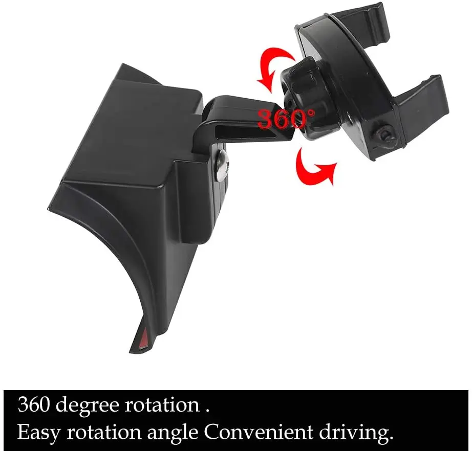 For 2011-2018 Jeep Wrangler JK JKU Automotive Dashboard Car Windshield Cell Phone Holder Mounting Kit - Image 6
