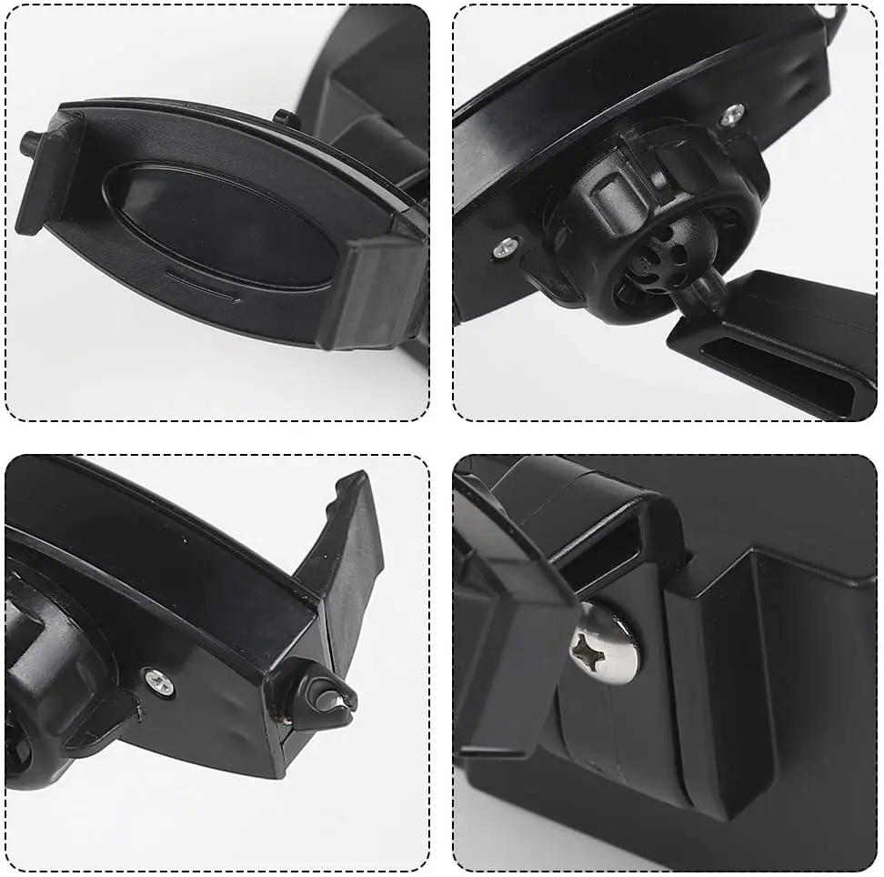For 2011-2018 Jeep Wrangler JK JKU Automotive Dashboard Car Windshield Cell Phone Holder Mounting Kit - Image 7