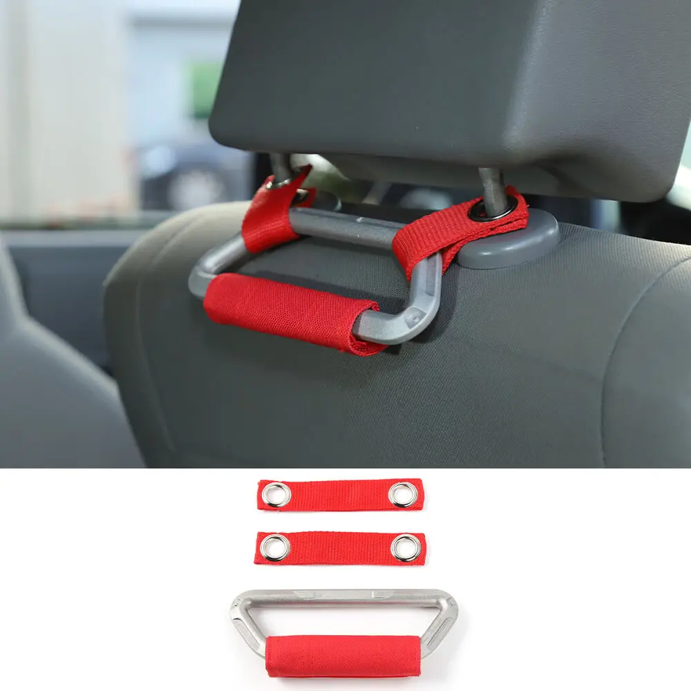 For Jeep Universal Back-Grip Headrest Passenger Grab Handles - Image 7