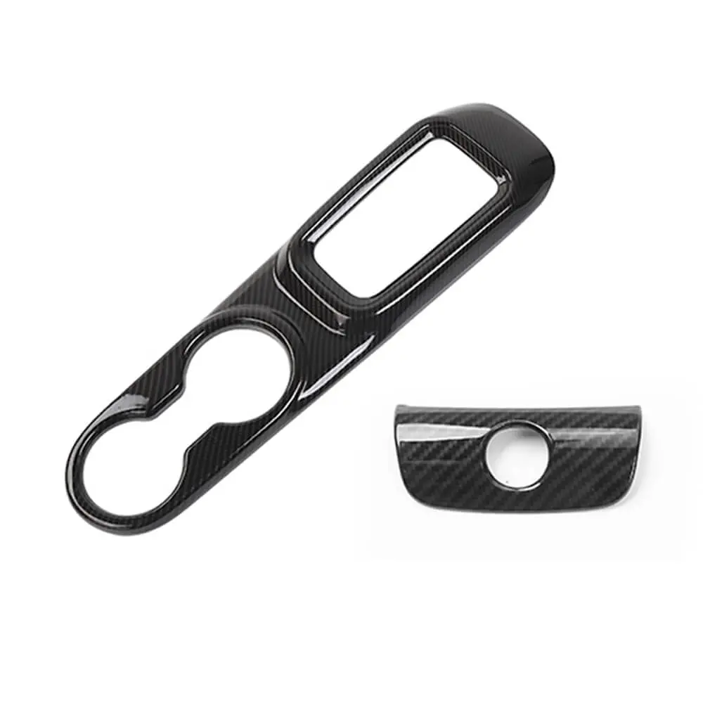 For 2011-2018 Jeep Wrangler JK JKU Cup Holder Panel & Armrest Storage Central Key Cover Trim - Image 8