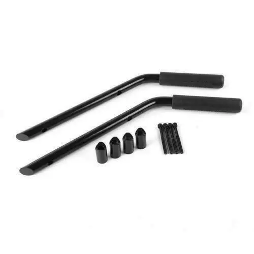 For 2007-2018 Jeep Wrangler JKU 4-Door Black Rear Grab Handles Roll Bar(Aluminum Alloy) - Image 7