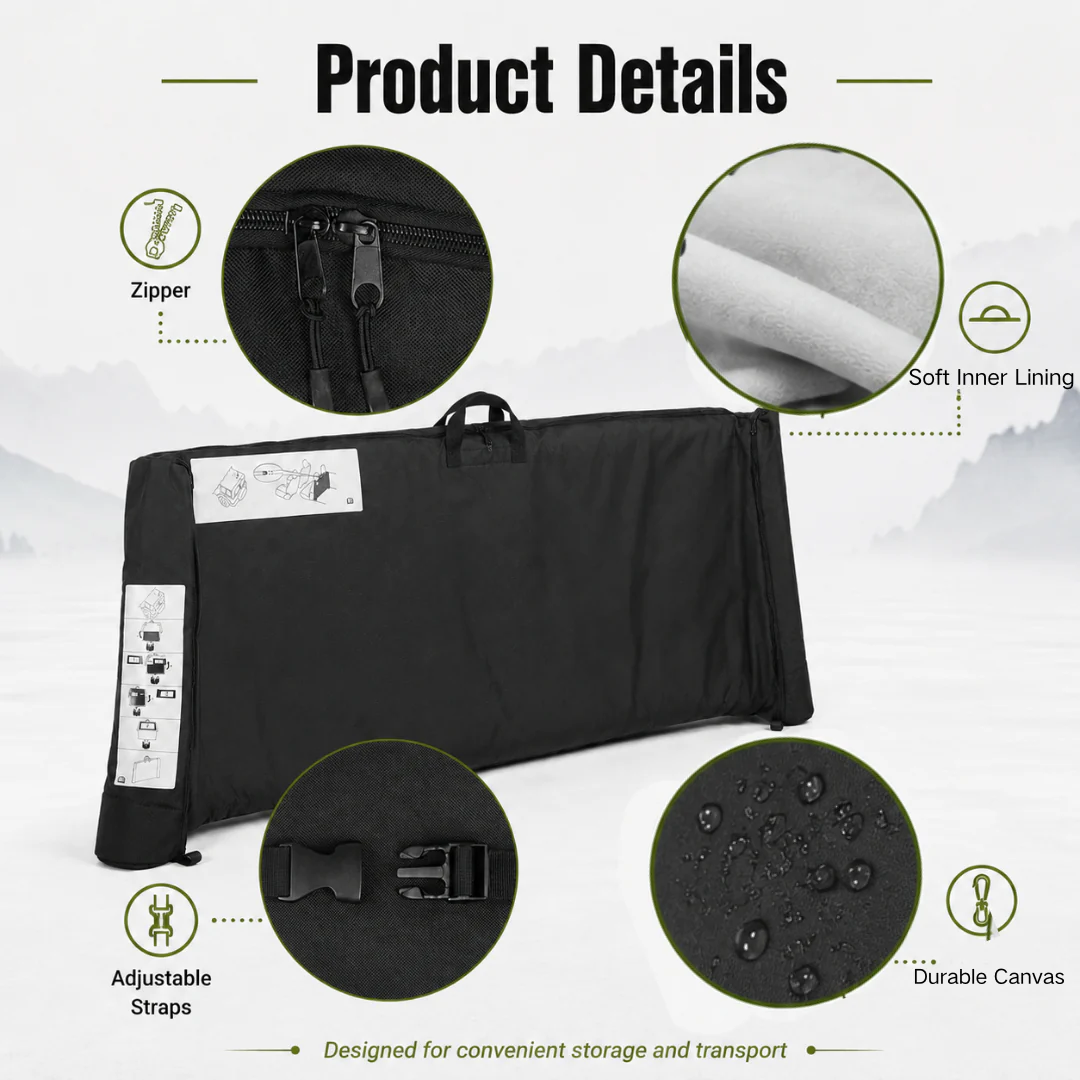 For 2018+ Jeep Wrangler JL JLU Trunk Soft Top Window Storage Bag - Image 3