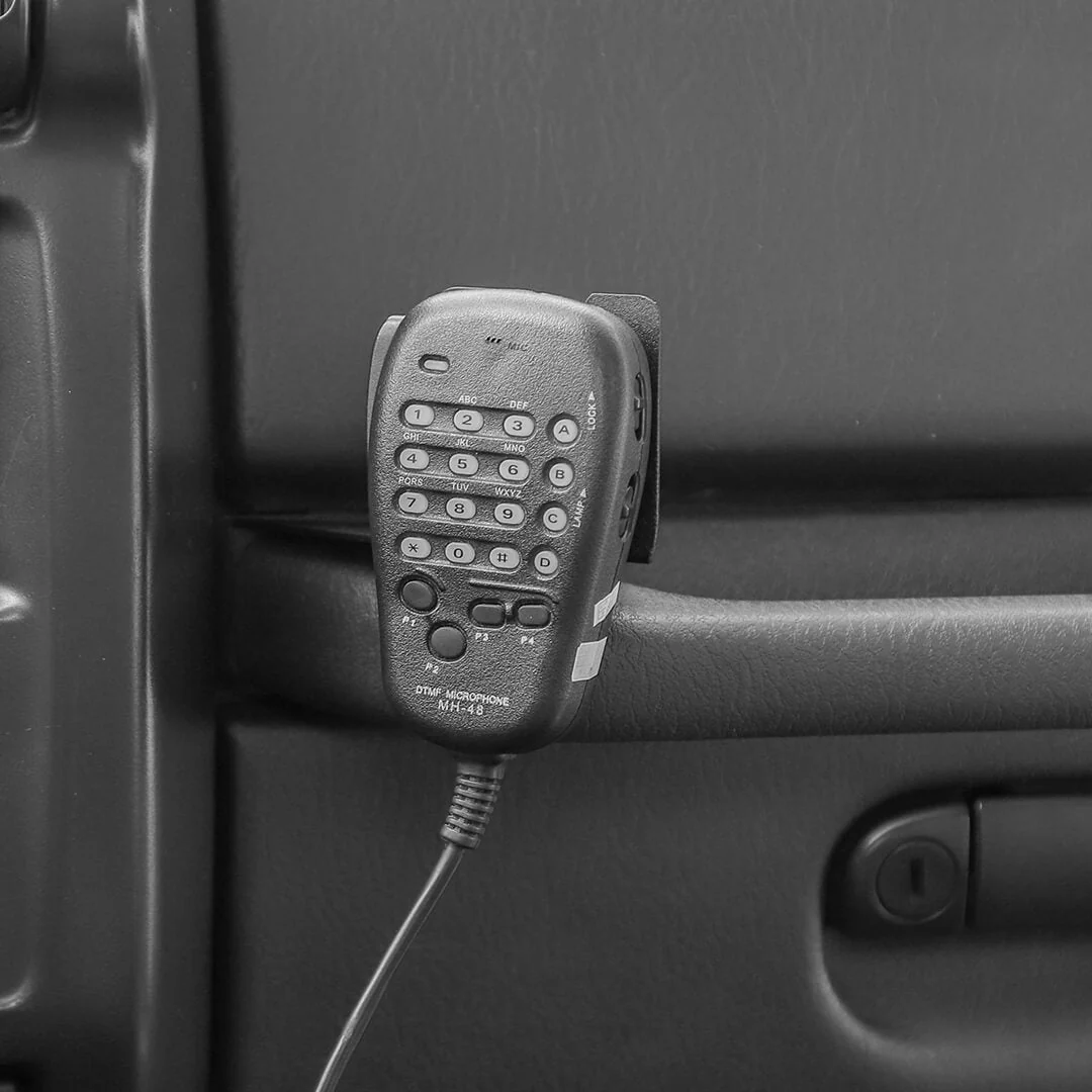 For 1996-2010 Jeep Wrangler TJ/JK CB Radio Microphone Mount Holder - Image 3