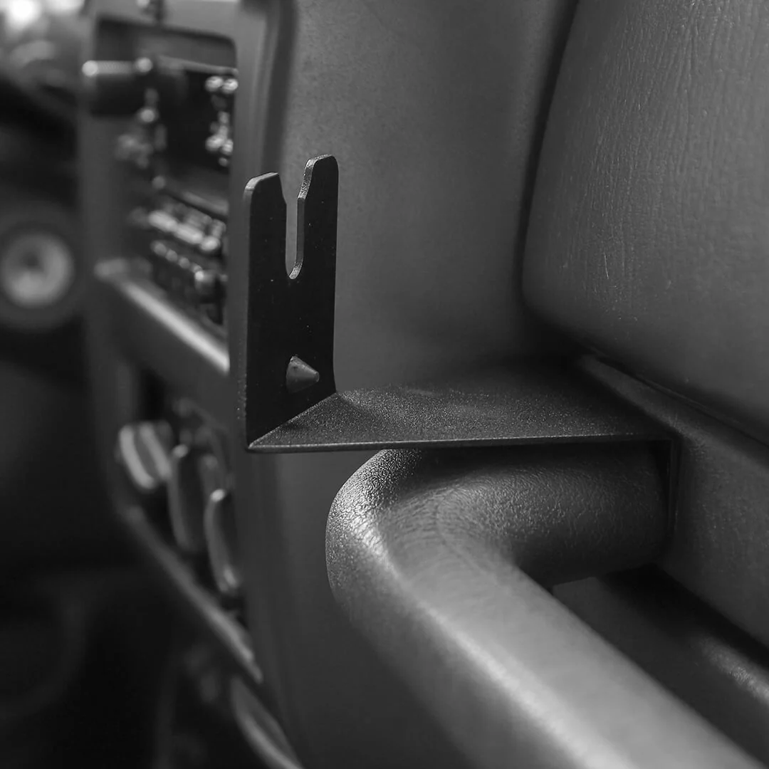 For 1996-2010 Jeep Wrangler TJ/JK CB Radio Microphone Mount Holder - Image 4