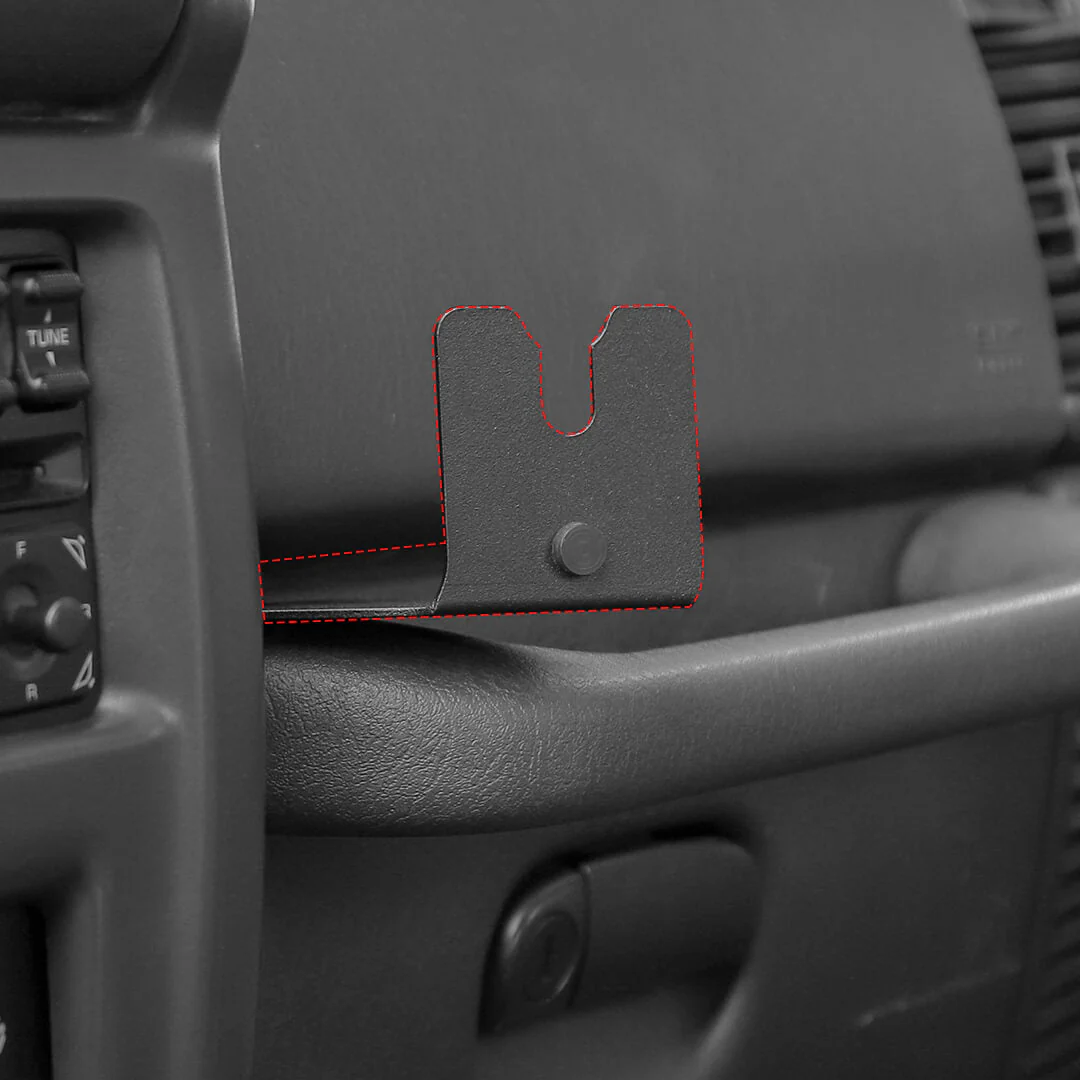 For 1996-2010 Jeep Wrangler TJ/JK CB Radio Microphone Mount Holder - Image 5