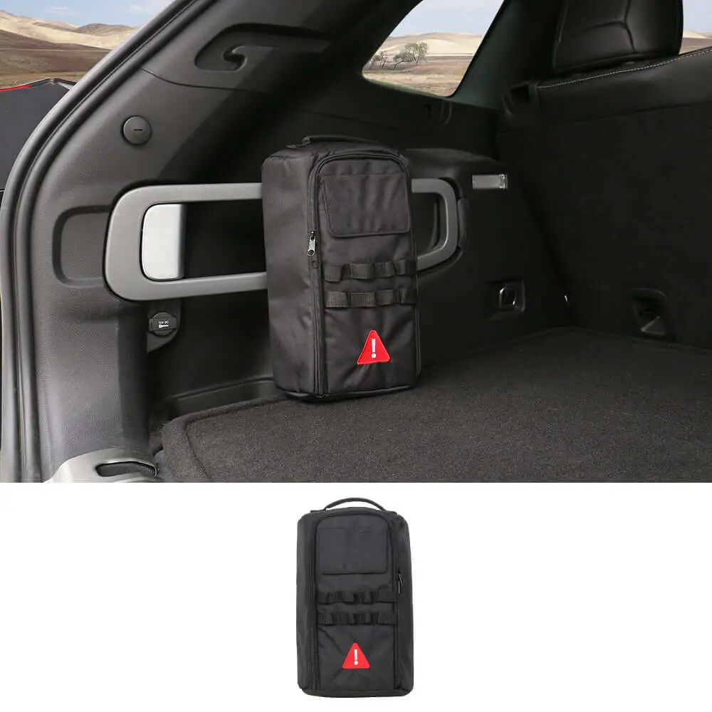 For Jeep Wrangler JL JK TJ JT, Cherokee Trunk Canvas Storage Bag Tool Kit & Cargo Organizer Saddlebag