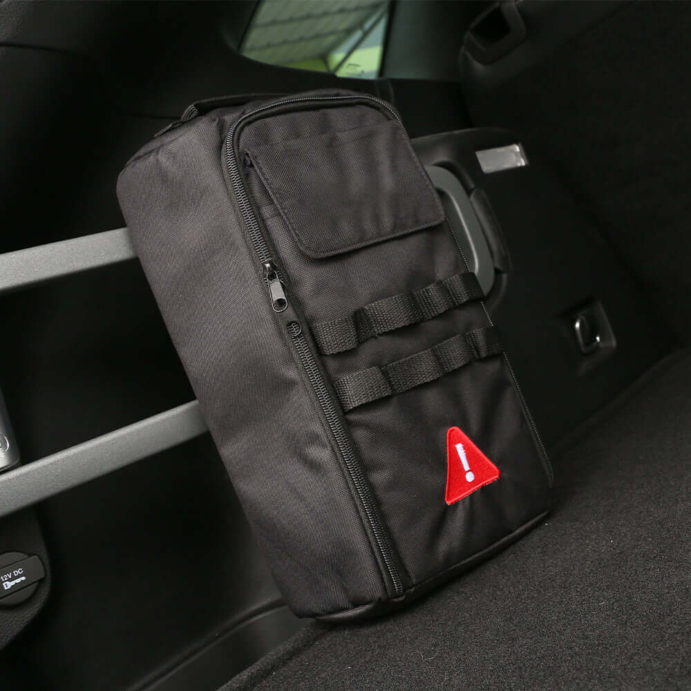 For Jeep Wrangler JL JK TJ JT, Cherokee Trunk Canvas Storage Bag Tool Kit & Cargo Organizer Saddlebag - Image 3