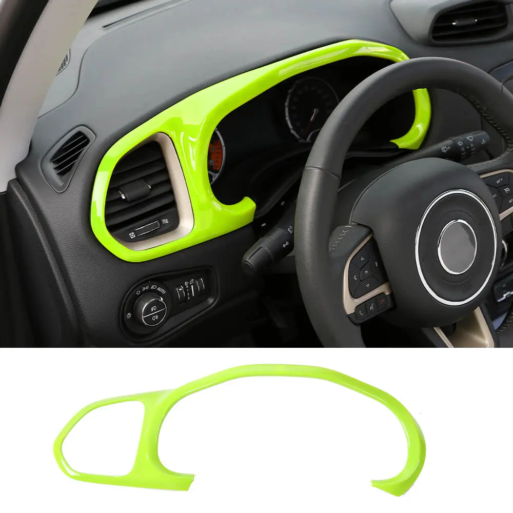 For 2015+ Jeep Renegade Car Dashboard Frame Decor Cover Trim