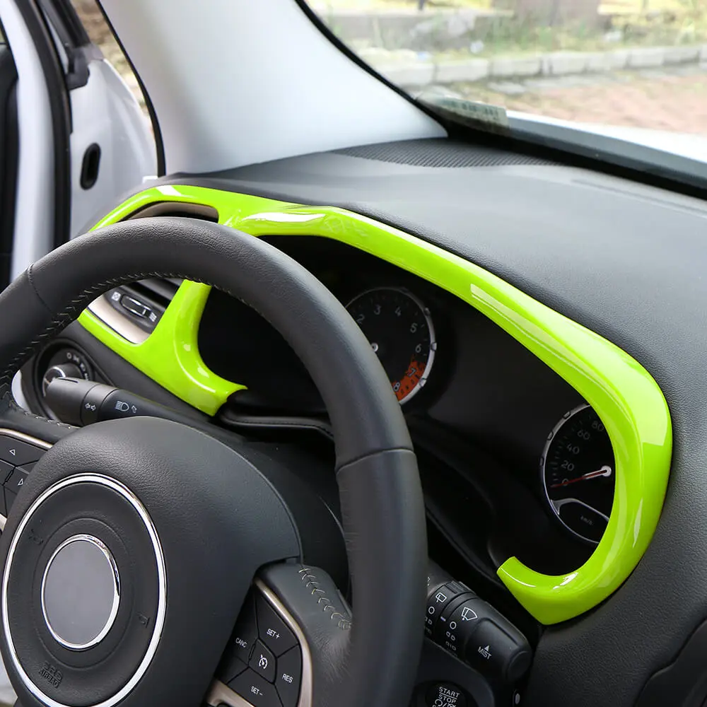 For 2015+ Jeep Renegade Car Dashboard Frame Decor Cover Trim - Image 3