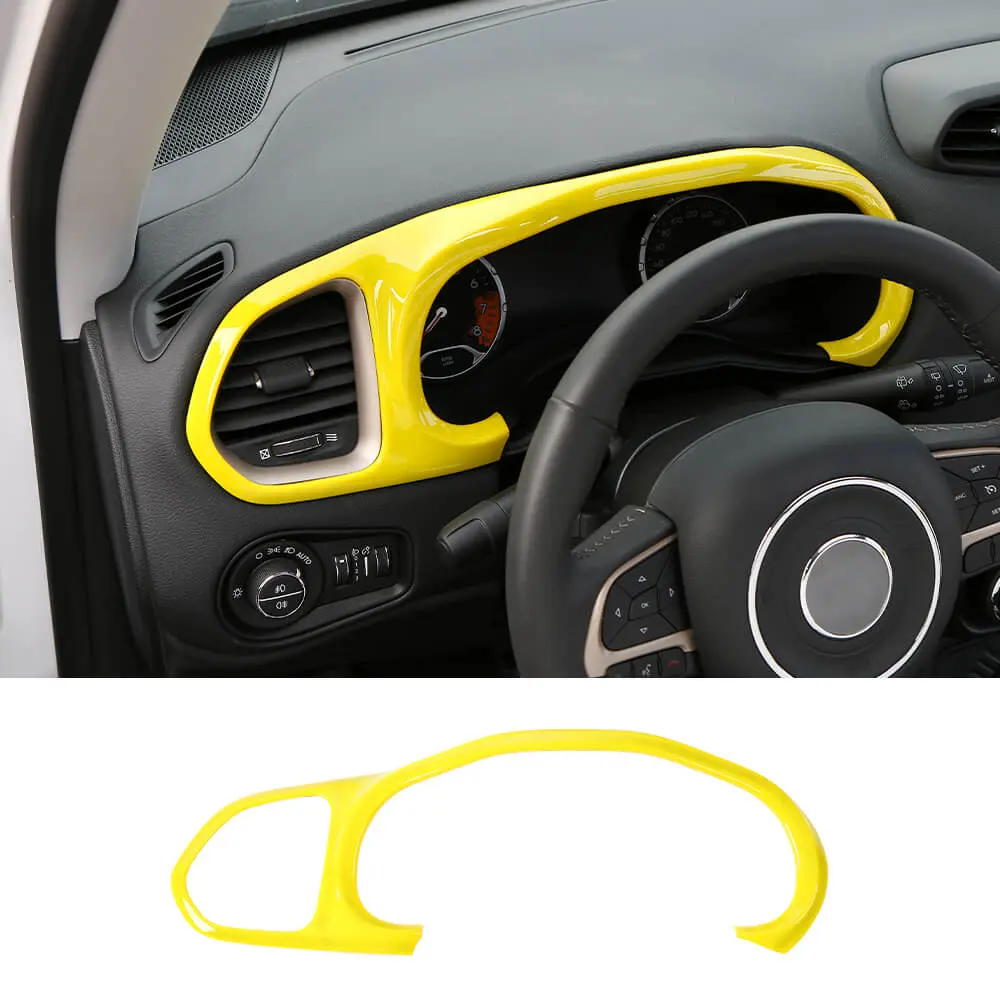 For 2015+ Jeep Renegade Car Dashboard Frame Decor Cover Trim - Image 8