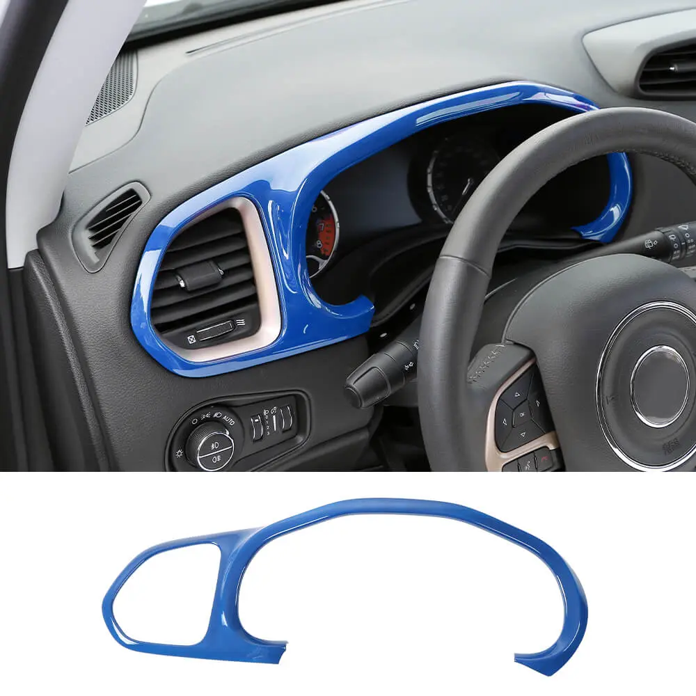 For 2015+ Jeep Renegade Car Dashboard Frame Decor Cover Trim - Image 9