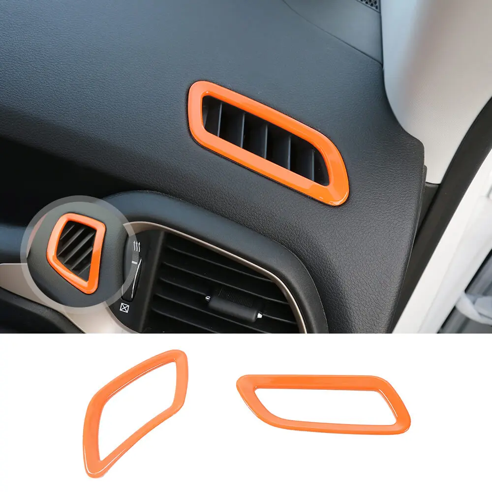 For 2015+ Jeep Renegade Dashboard Front Air Vent Outlet Ring Cover Trim - Image 10