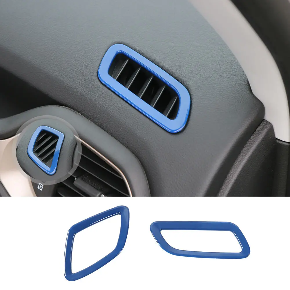 For 2015+ Jeep Renegade Dashboard Front Air Vent Outlet Ring Cover Trim - Image 13
