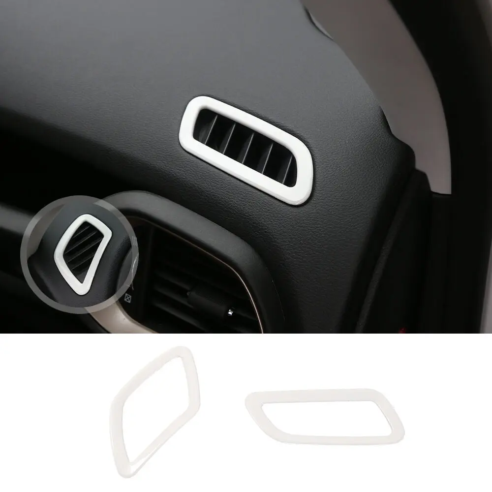 For 2015+ Jeep Renegade Dashboard Front Air Vent Outlet Ring Cover Trim - Image 18