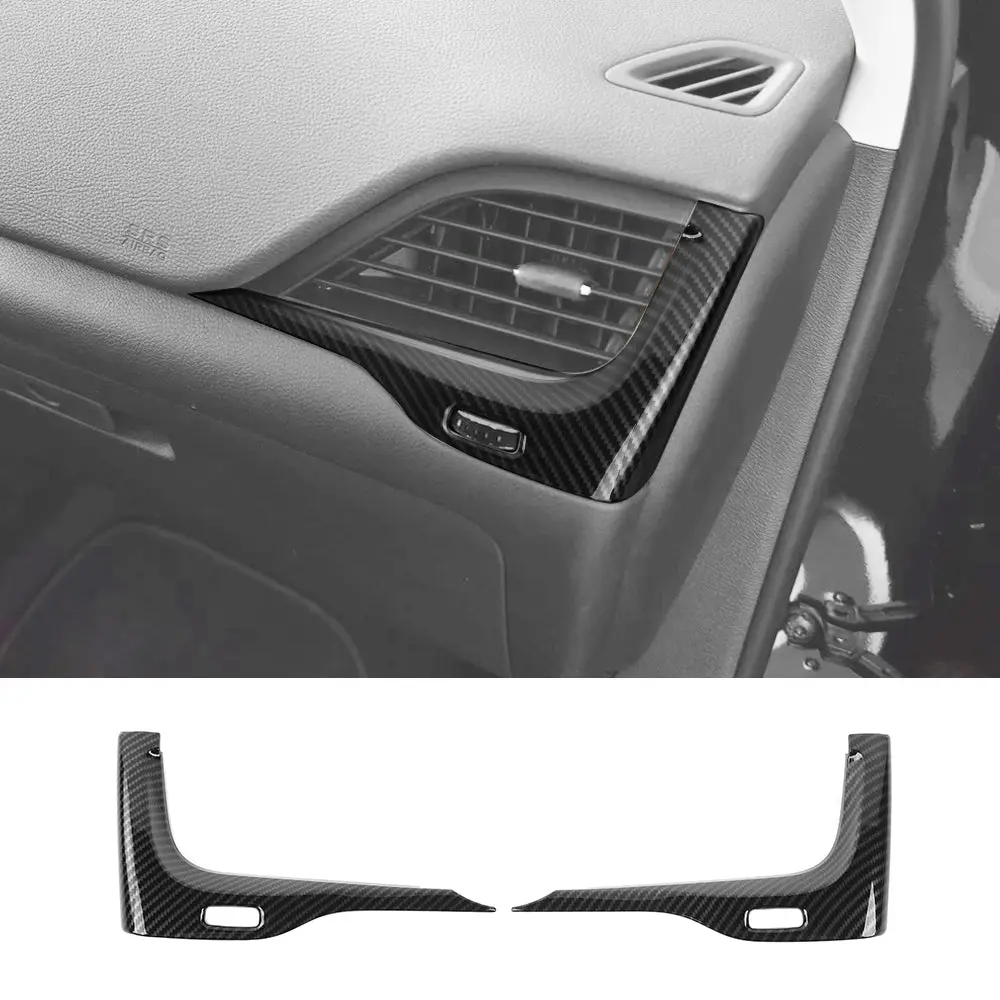 For 2014-2018 Jeep Cherokee Car Dashboard Left & Right Air Conditioning Vent Trim Cover - Image 10