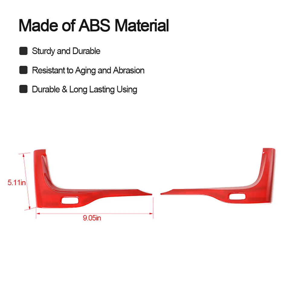 For 2014-2018 Jeep Cherokee Car Dashboard Left & Right Air Conditioning Vent Trim Cover - Image 7