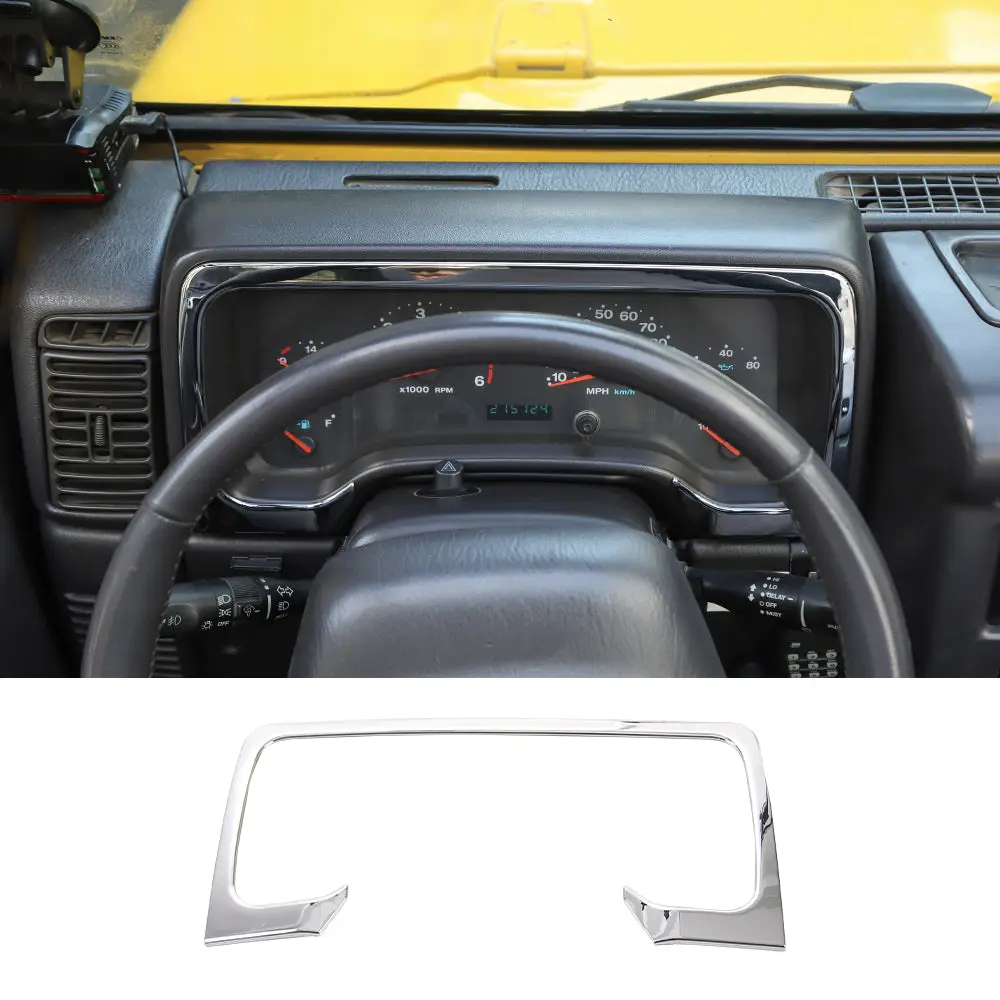 For 1997-2006 Jeep Wrangler TJ Car Dashboard Panel Trim Bezel Instrument Cover