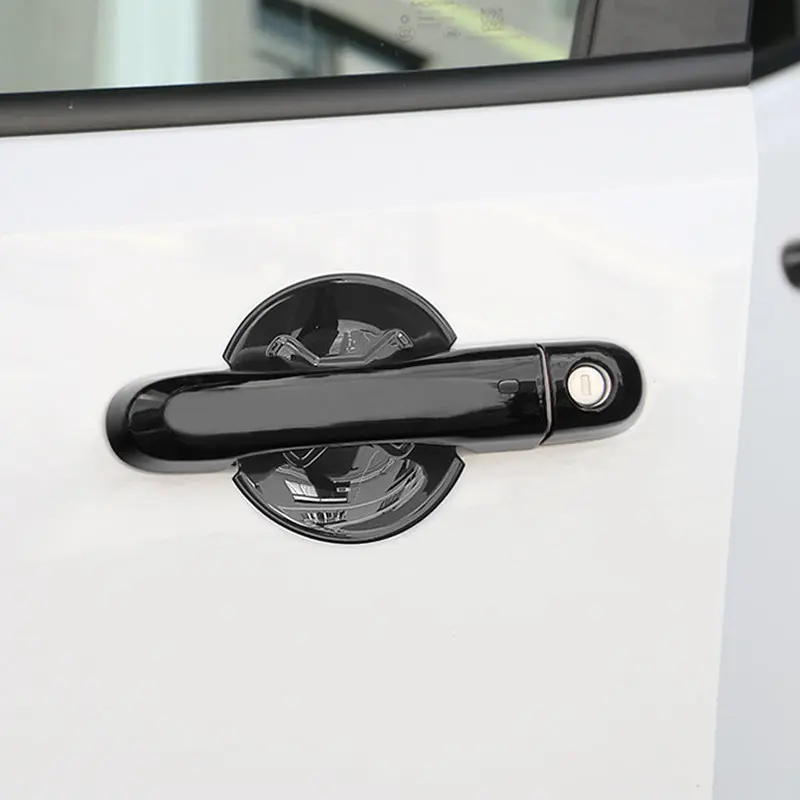 For 2015+ Jeep Renegade Door Handle Cover Smart Keyhole & Cup Bowl Trim - Image 2