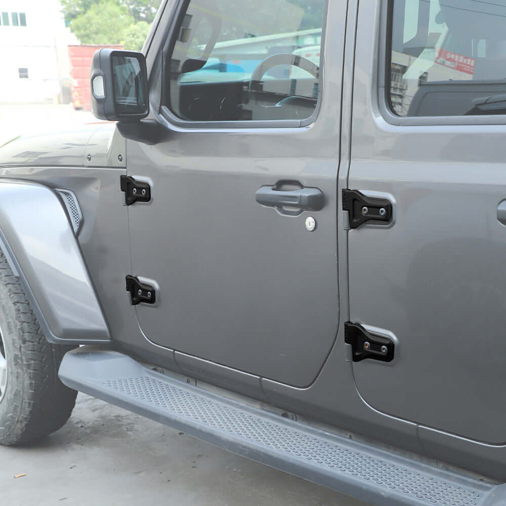 For 2018+ Jeep Wrangler JL JLU 4Door Door Hinge Original Replacement Accessories Black - Image 5