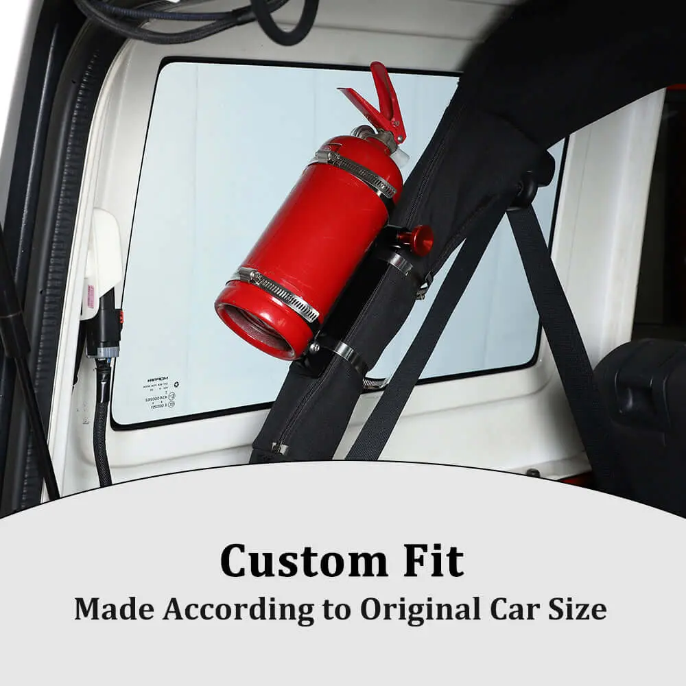 For Jeep Wrangler JK JL TJ Fire Extinguisher Holder Mount Bracket Adjustable - Image 8