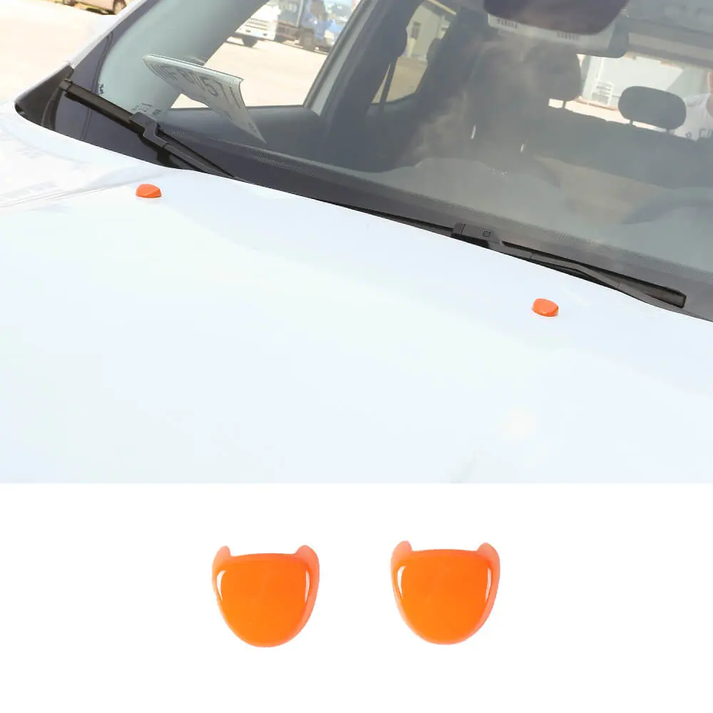 For 2015+ Jeep Renegade Front Wiper Water Wash Nozzle Spray Cover Trim