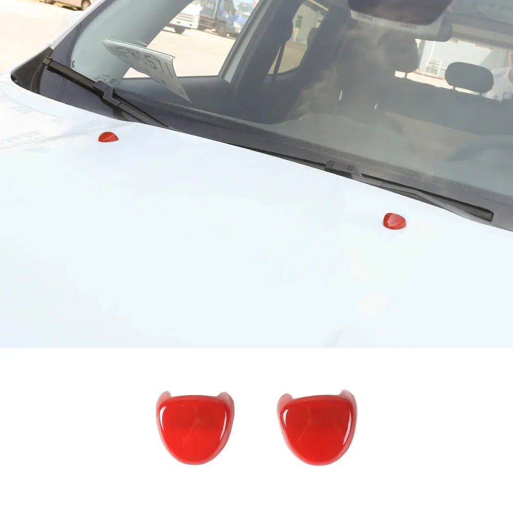 For 2015+ Jeep Renegade Front Wiper Water Wash Nozzle Spray Cover Trim - Image 10