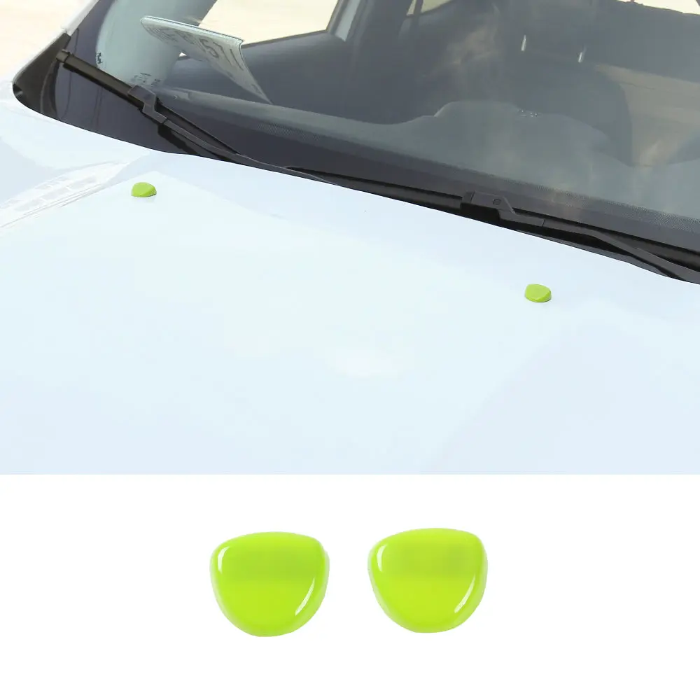 For 2015+ Jeep Renegade Front Wiper Water Wash Nozzle Spray Cover Trim - Image 11