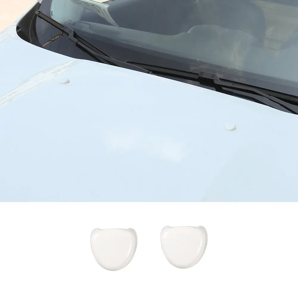 For 2015+ Jeep Renegade Front Wiper Water Wash Nozzle Spray Cover Trim - Image 12