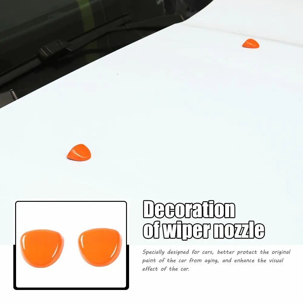 For 2015+ Jeep Renegade Front Wiper Water Wash Nozzle Spray Cover Trim - Image 5