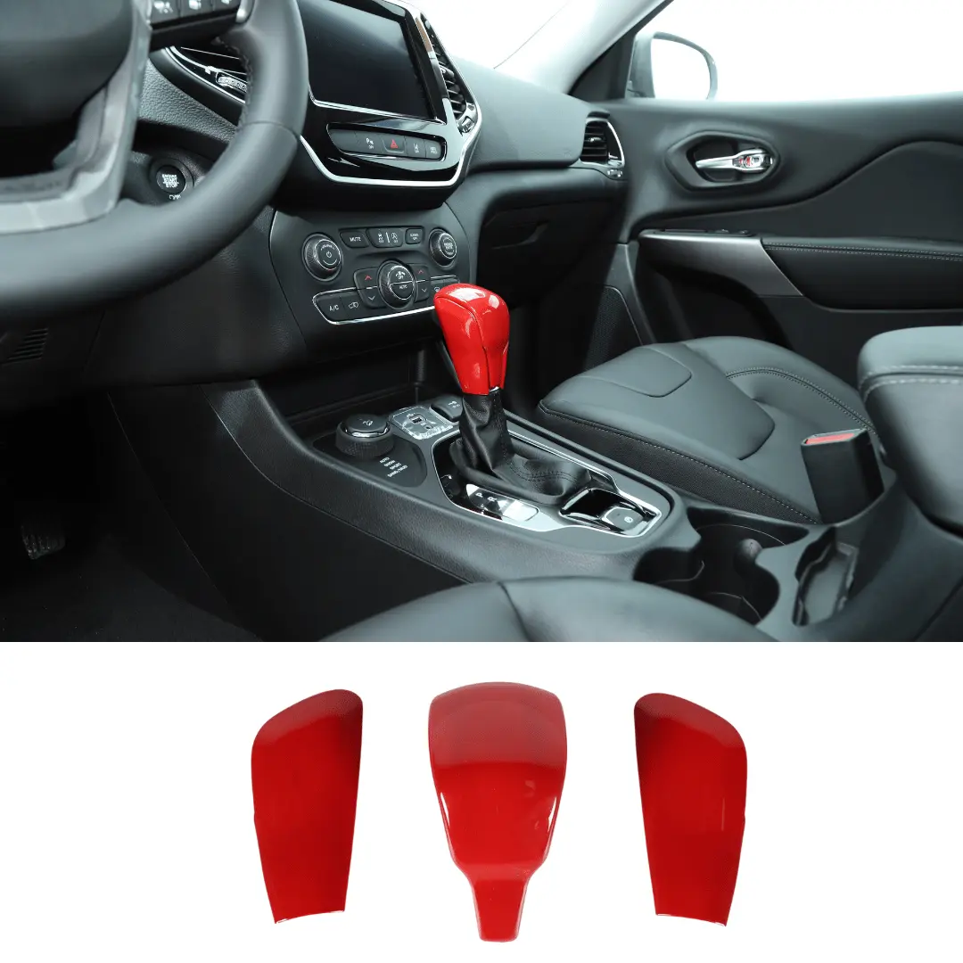 For Jeep 2019+ Cherokee/ 2018+ Grand Commander/Commander Gear Shift Knob Handle Trim Cover