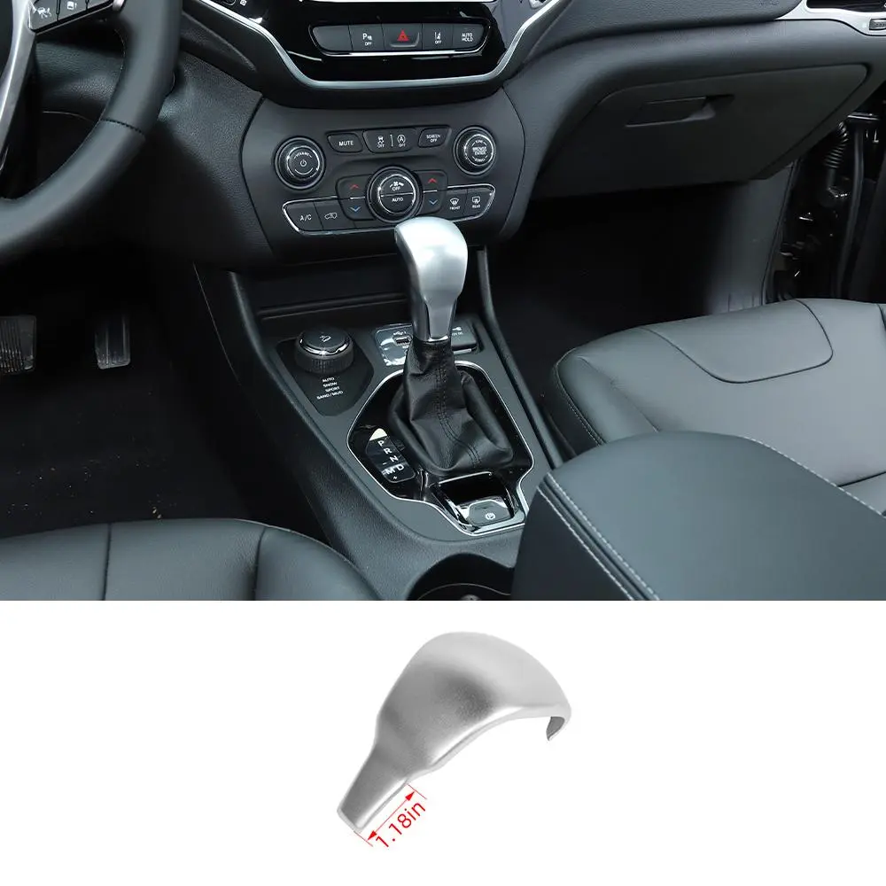 For 2019+ Jeep Cherokee Car Gear Shift Knob Trim Cover - Image 8