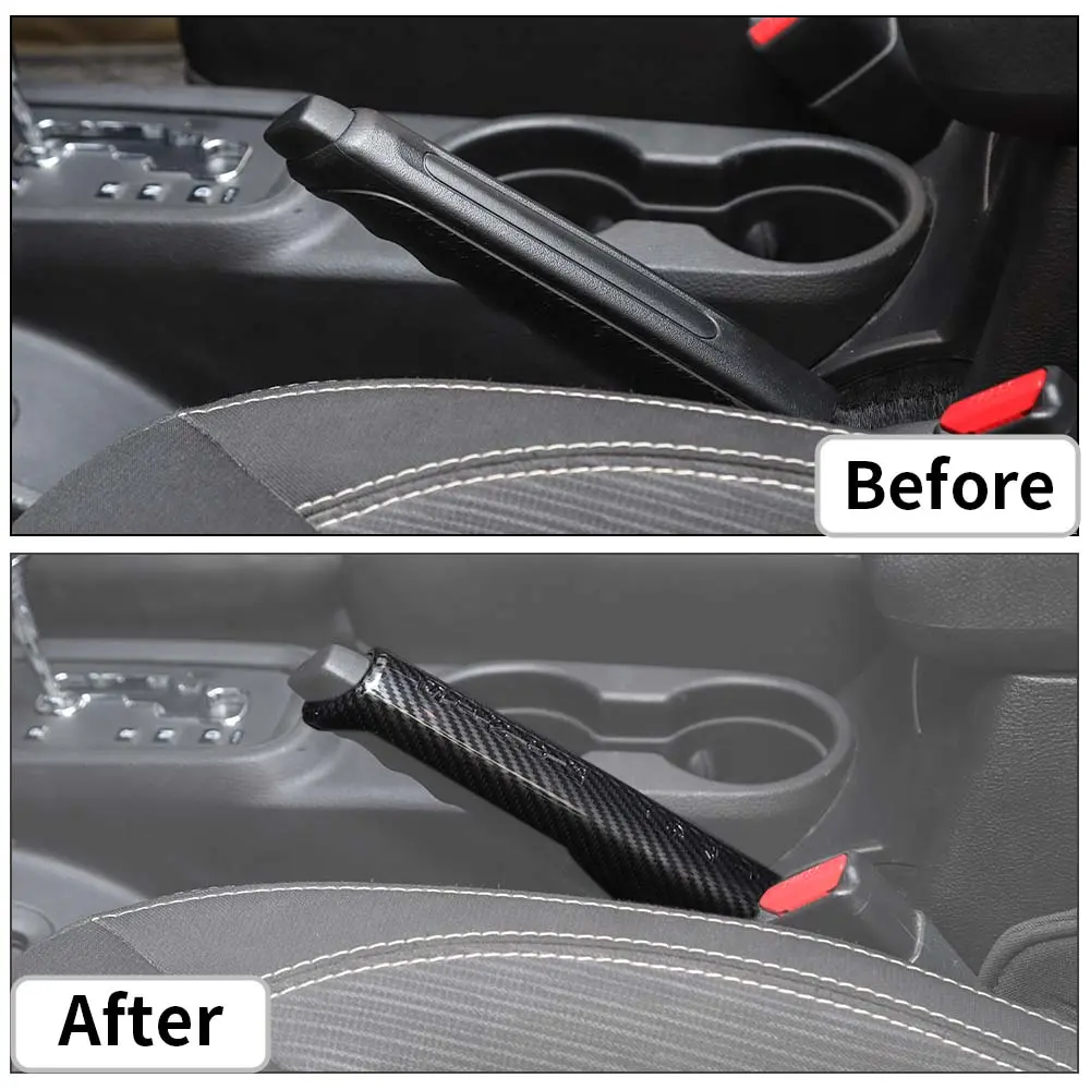 For 2011-2018 Jeep Wrangler JK JKU Car Handbrake Cover Trim - Image 2