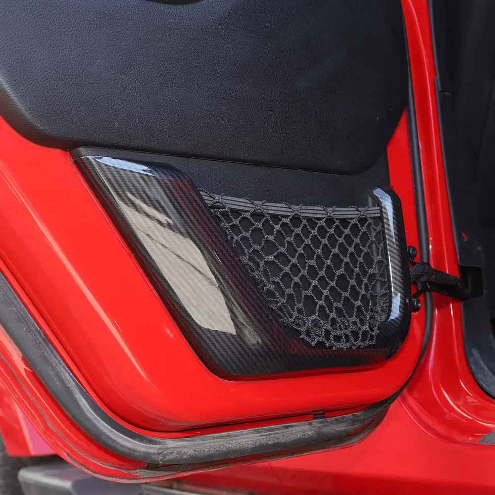 For 2011-2018 Jeep Wrangler JK 4DR Car Inner Door Net Bag Frame Trim - Image 3