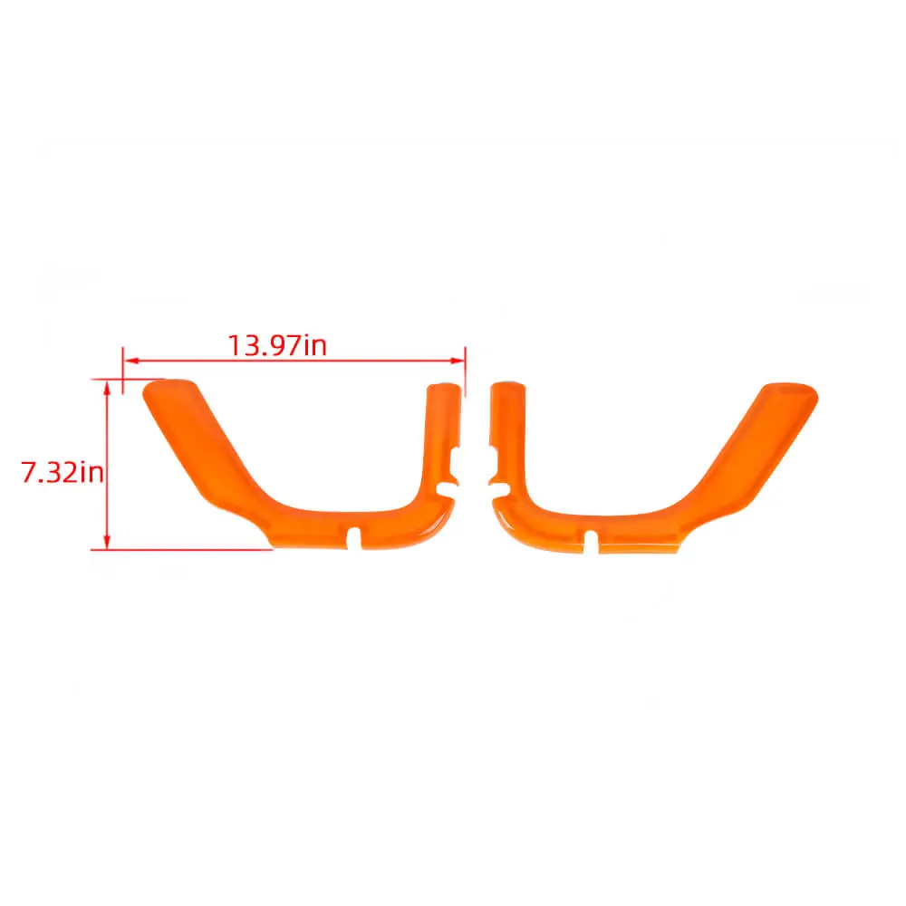 For 2011-2018 Jeep Wrangler JK 2Door Car Inner Door Net Bag Frame Trim - Image 8