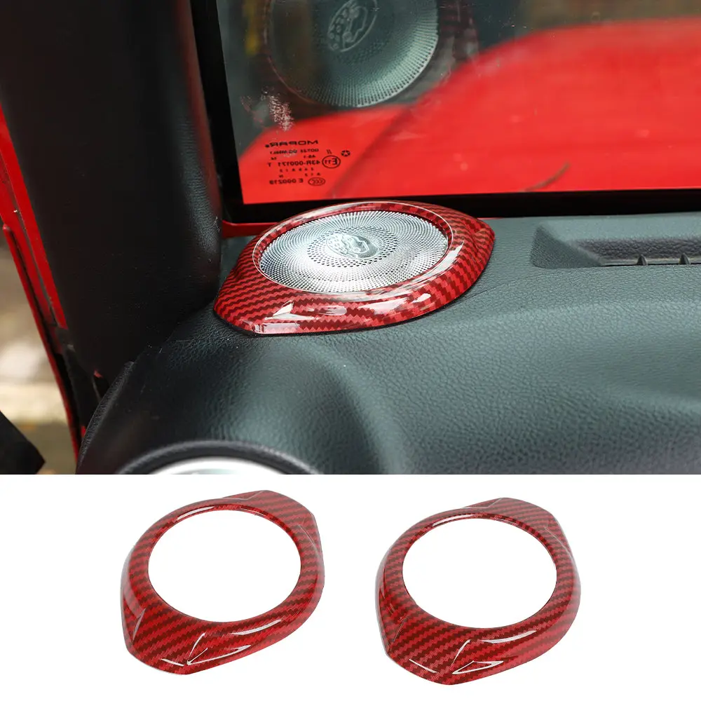 For 2015-2018 Jeep Wrangler JK JKU A Pillar Dashboard Panel Speaker Trim Cover - Image 10