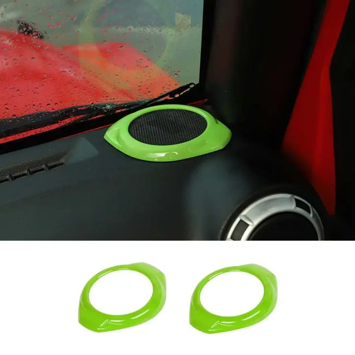 For 2015-2018 Jeep Wrangler JK JKU A Pillar Dashboard Panel Speaker Trim Cover - Image 12